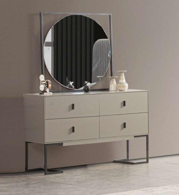 Bed 2x Bedside tables Bedroom Set Design Modern Luxury Set 5 pcs.