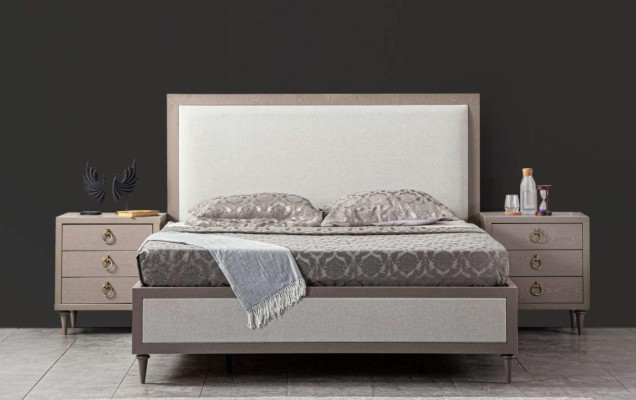 Bedroom Set Bed 2x Bedside tables Beds Italian style 5 pieces. new
