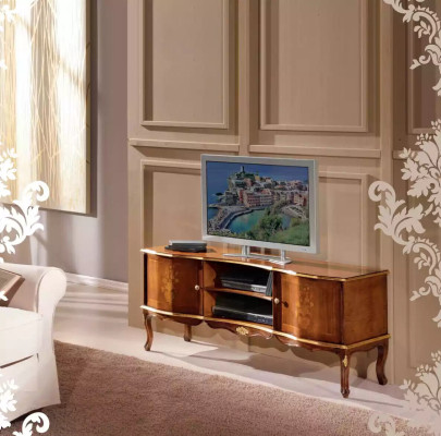 Classic r TV cabinet Real wood TV stands Living room Designer Furniture Stylish