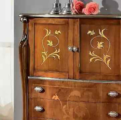 Classic Brown Antique Style Chest of drawers 3x drawers Living room storage space