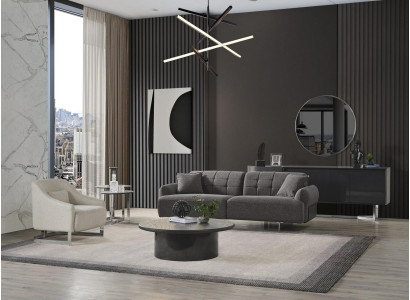 Couches Upholstered Sofa Gray Complete e Three-Seater Armchair Modern 2-piece Sofas new