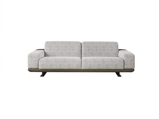 Sofa set three-seater single-seater upholstered sofa gray Group Sofa Design