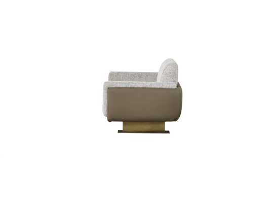 Sofa set three-seater single-seater upholstered sofa gray Group Sofa Design
