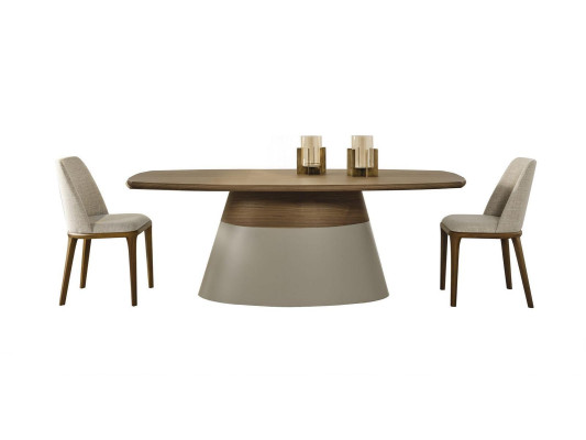 Group dinette Dining set Dining table Brown Wood Set 7-piece Dining room table