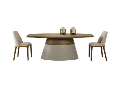 Group dinette Dining set Dining table Brown Wood Set 7-piece Dining room table