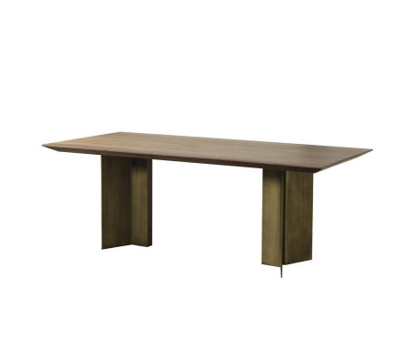 Suite Dining table Dining corner Dining set Set 7 pieces Dining room Brown Wood