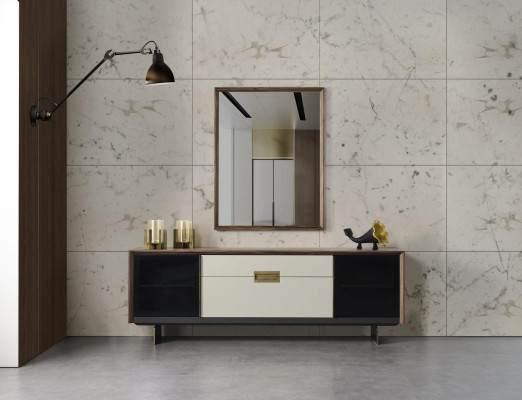 Sideboard Sideboard with Mirror Chest of drawers Wood Multicolored Dining room Set