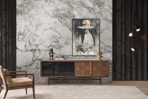 Sideboard Dining room Sideboard Chest of drawers Wood Brown Wardrobe Chests of drawers