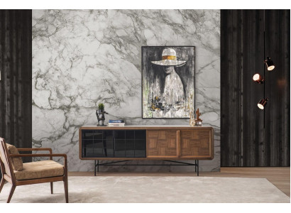 Sideboard Dining room Sideboard Chest of drawers Wood Brown Wardrobe Chests of drawers