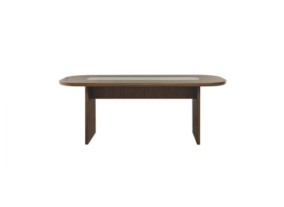 Dining room table Dining table Table Dining corner Wood Brown Dining room 208 cm