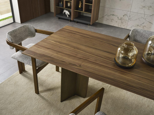 Dining corner Dining set Suite Dining table Set 9pcs Dining room Brown Wood new