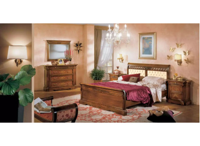 Design Furniture Bedroom Set Bed + 2x Bedside tables 5 pcs. Luxury new