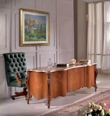Desk Table Italian Furnishings Furniture Wood Office Secretary