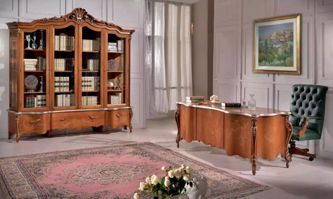 Desk Table Italian Furnishings Furniture Wood Office Secretary