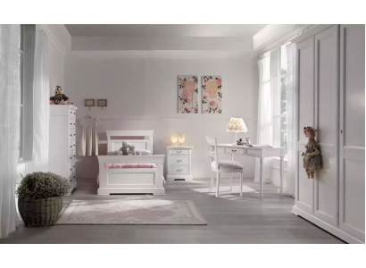 Set Bed Wardrobe Desk 4pcs. Complete youth room new