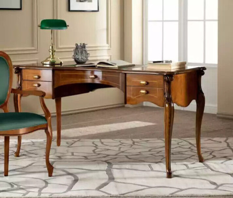Classic brown Office furniture from Wood Table Chairs Bookshelf