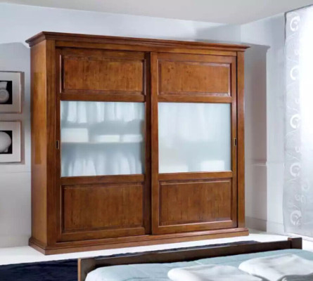 Bedroom Furniture Italy Wooden Cabinet Wardrobe Real wood Wardrobe