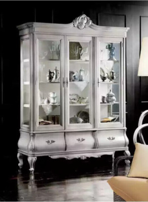 Wooden Display Cabinet Luxury Wardrobe Classic s Sideboard Furniture Italian Cabinets