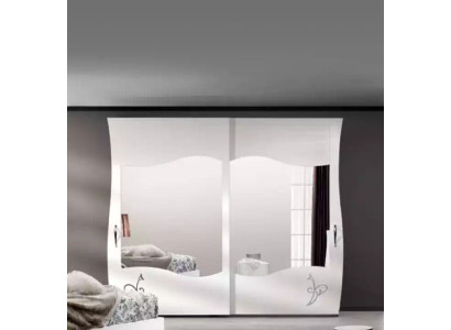 Modern Wood Solid Wardrobe Bedroom Shelf Wardrobe White new