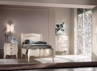 Bed Bedside table Chest of drawers 3 pcs. Bedroom Set Design Luxury Furniture new