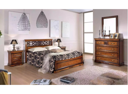 Complete's Bedroom Set Bed 2x Bedside tables 5 pcs. Designer luxury new