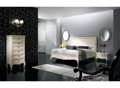 Bed 2x Bedside tables 4 pcs. Bedroom Set Furniture Chest of drawers Luxury new