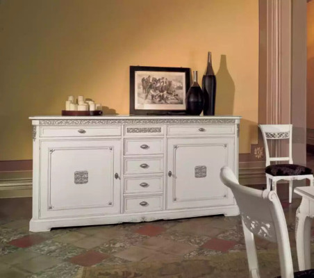 Sideboard Sideboard Solid Wood Italy Wardrobe Furniture Chest of drawers Living room