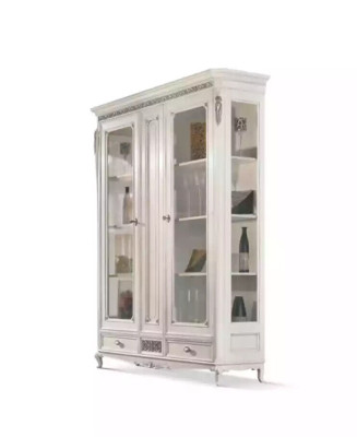Classic Display case Living room display cabinet White glass display case new