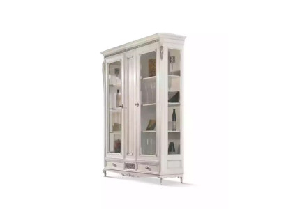 Classic Display case Living room display cabinet White glass display case new