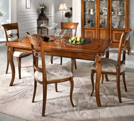Dining set Dining table 4 x Chairs Set Classic r Dining set 5 pieces. Tables