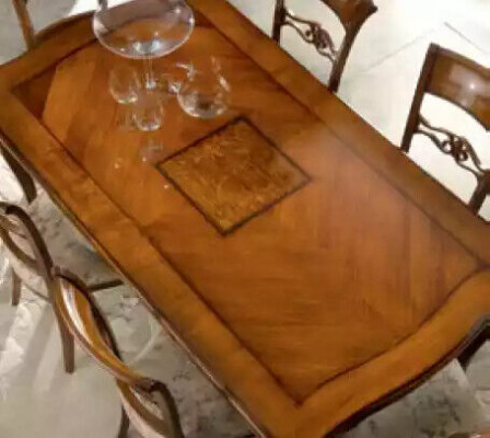 Dining set Dining table 4 x Chairs Set Classic r Dining set 5 pieces. Tables