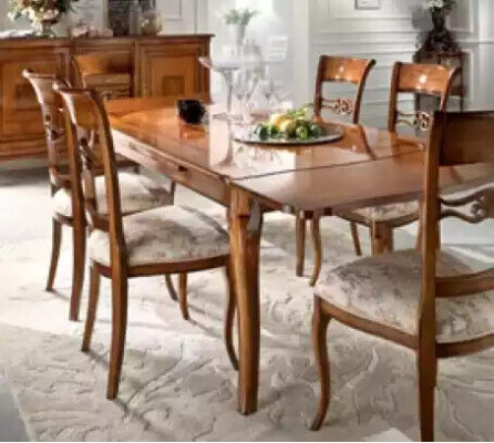 Dining set Dining table 4 x Chairs Set Classic r Dining set 5 pieces. Tables