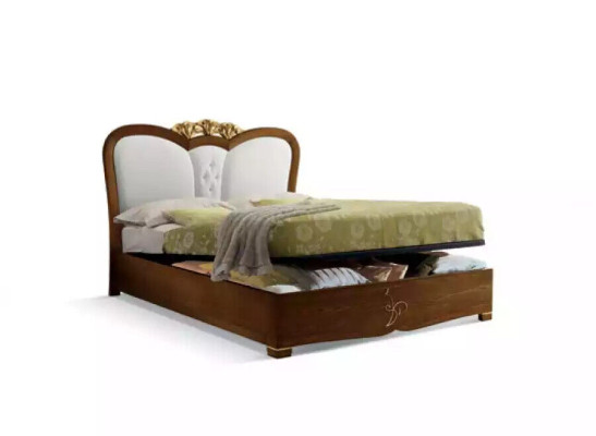 Bedroom Set Bed + 2x Bedside tables Beds Italian Furniture 3-piece.
