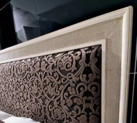Design Bedroom 3 pcs. Bed 2x Bedside table Luxury Beds Set Furniture new
