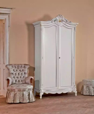 Wardrobe Bedroom Wood Wardrobe Classic Style Cabinets Luxury