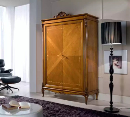 Wardrobe Wood Furniture Bedroom Cabinets Classic Style Wardrobe