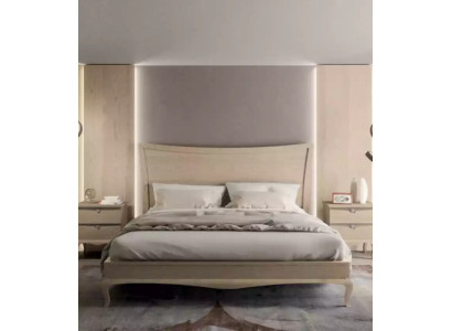 Design Furniture Modern Luxury Bed 2x Bedside table Bedroom Set 3pcs. new