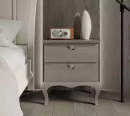 Design Bedroom 3 pcs. Bed 2x Bedside tables Modern Luxury Beds Furniture