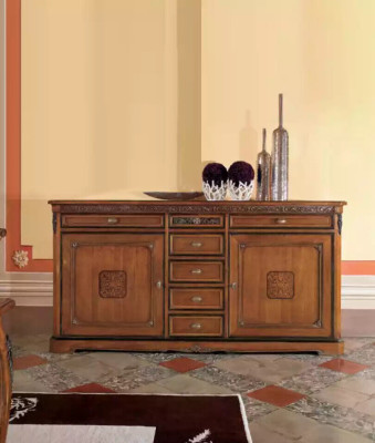 Sideboard Furniture Design Classic Chests of drawers Wood Brown Luxury Wood Wardrobe