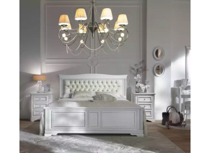 Complete's Bedroom Set Bed 2x Bedside tables 3 pcs. Designer luxury