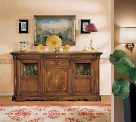 Sideboard Living room Chest of drawers with drawers Wood Wardrobe Brown new