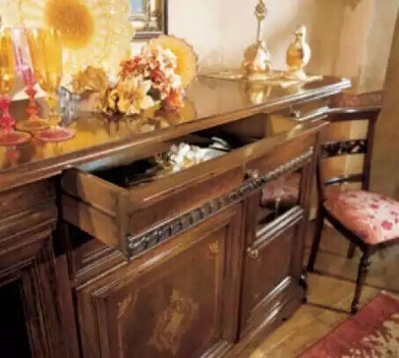 Sideboard Living room Chest of drawers with drawers Wood Wardrobe Brown new