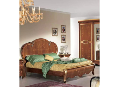 Bed Upholstery Classic Double bed Wood Hotel Beds Bedroom Upholstery