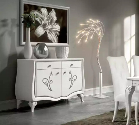 Sideboard Chest of drawers Living room Luxury Chests of drawers White Furniture Wooden Cabinet