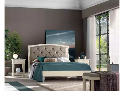 Bed 2x Bedside tables 3 pcs. Bedroom Set Design Modern Luxury Group