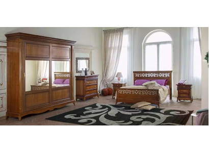 Bed 2x Bedside tables 6tlg Bedroom Design Modern Luxury Bedroom