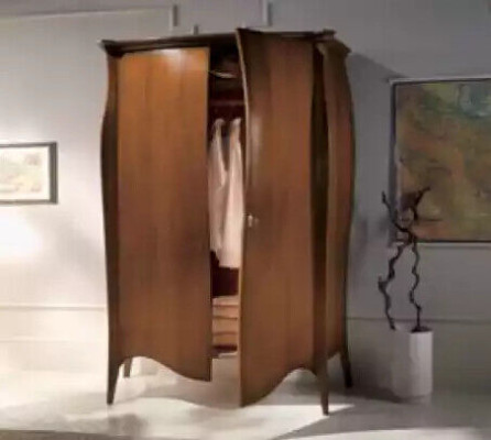 Wardrobe Solid Bedroom Furniture Italy Wardrobe Wooden Cabinet