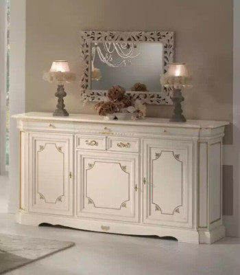 Dining set Dining set n Set Table 7 pieces. Set Sideboard Group 4x Chairs