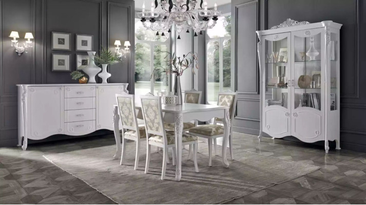 Luxury style wardrobe sideboard display cabinet design Italian furniture