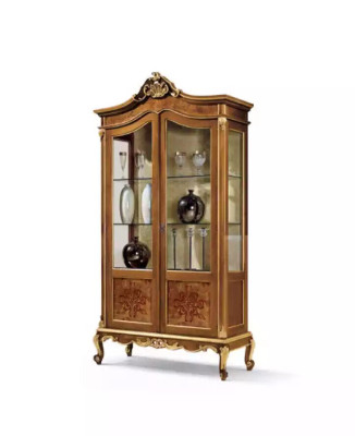 Wood Display Cabinets Glass Wardrobe Real wood Sideboard Display case Living room Furniture
